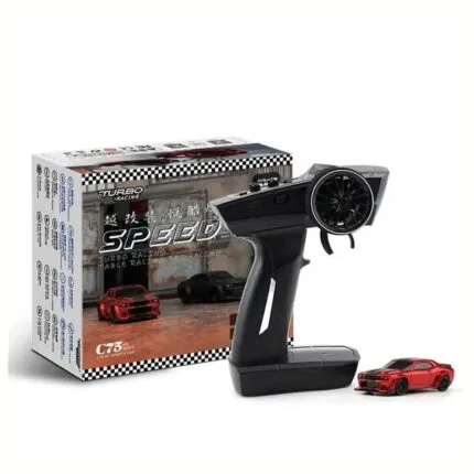 Buy Turbo Racing 1:76 RC Drifting Car C76 (Red) in India | Mini High-Speed Drift Car | Shopbefikar