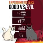 Exploding Kittens: Good vs. Evil | Card Game Inspired by Netflix Series | 2–5 Players | Age 7+ | 15–20 Min - Image 2