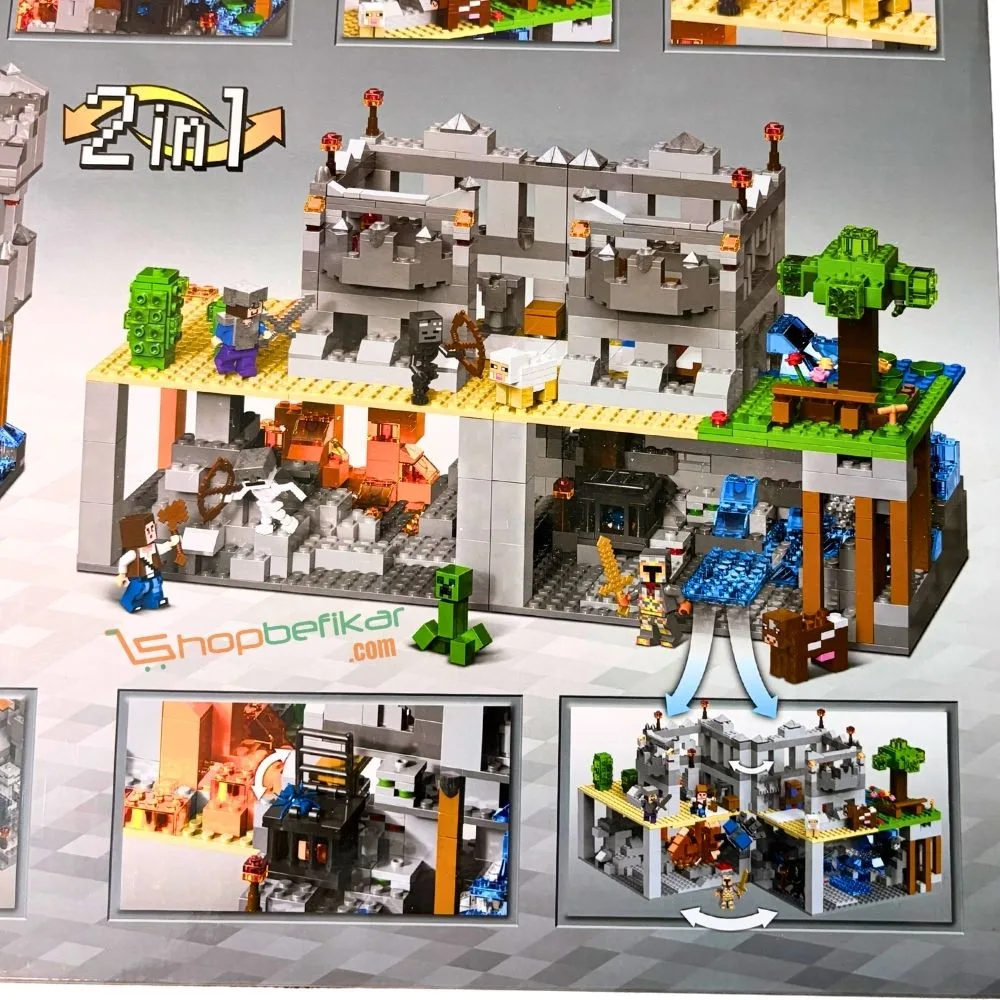 My World 820 PCS Building Blocks Set | Creative Construction Brick Toy | Adventure Theme Playset | Age 6+ | Compatible Bricks - Image 5