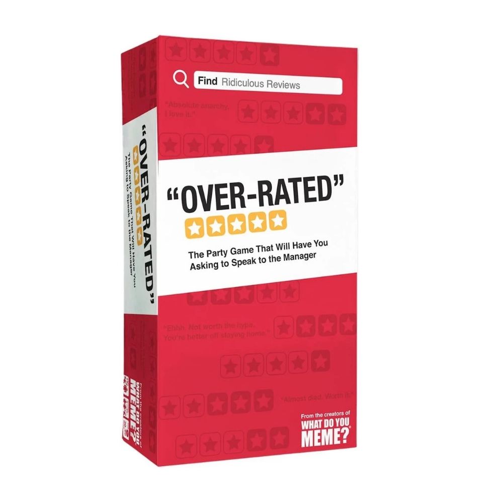 over-rated party game Buy Over-Rated Party Game in India | Hilarious Adult Review Game | Shopbefikar