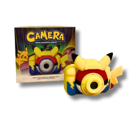 Digital Mini Camera for Kids (Pokémon Theme) | 2-Inch Screen | Dual Lens | Photo, Video & Games | Rechargeable | Age 3+