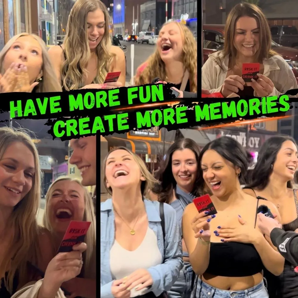 Risk It or Drink It Green Edition | Fun Party Drinking Game | 3+ Players | Age 18+ | 30–90 Min - Image 3