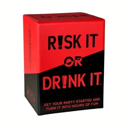 Buy Risk It or Drink It Red Edition Drinking Game in India | Wild Adult Party Game | Shopbefikar