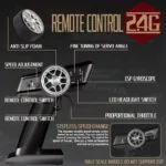 Shopbefikar RC Drift Car 1:16 Scale | 4WD, 40 km/h, ESP Gyro, LED Lights | Adults & Teens | Age 8+ | Playtime 20–25 mins - Image 2