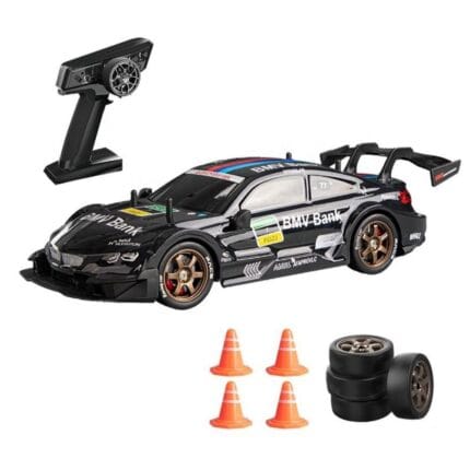 Shopbefikar 1:16 RC Drift Car 4WD 40km/h with ESP Gyro, LED Lights & Extra Drift Wheels | Best Price in India