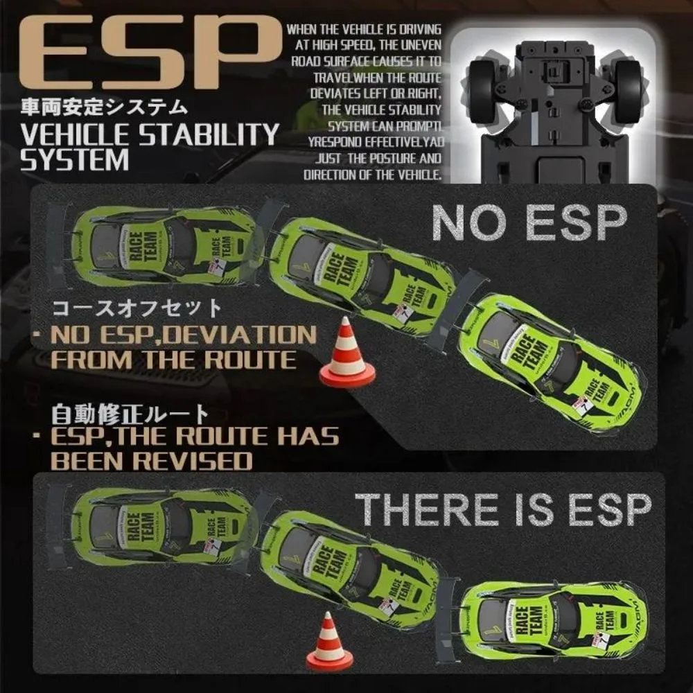 Shopbefikar RC Drift Car 1:16 Scale | 4WD, 40 km/h, ESP Gyro, LED Lights | Adults & Teens | Age 8+ | Playtime 20–25 mins - Image 3