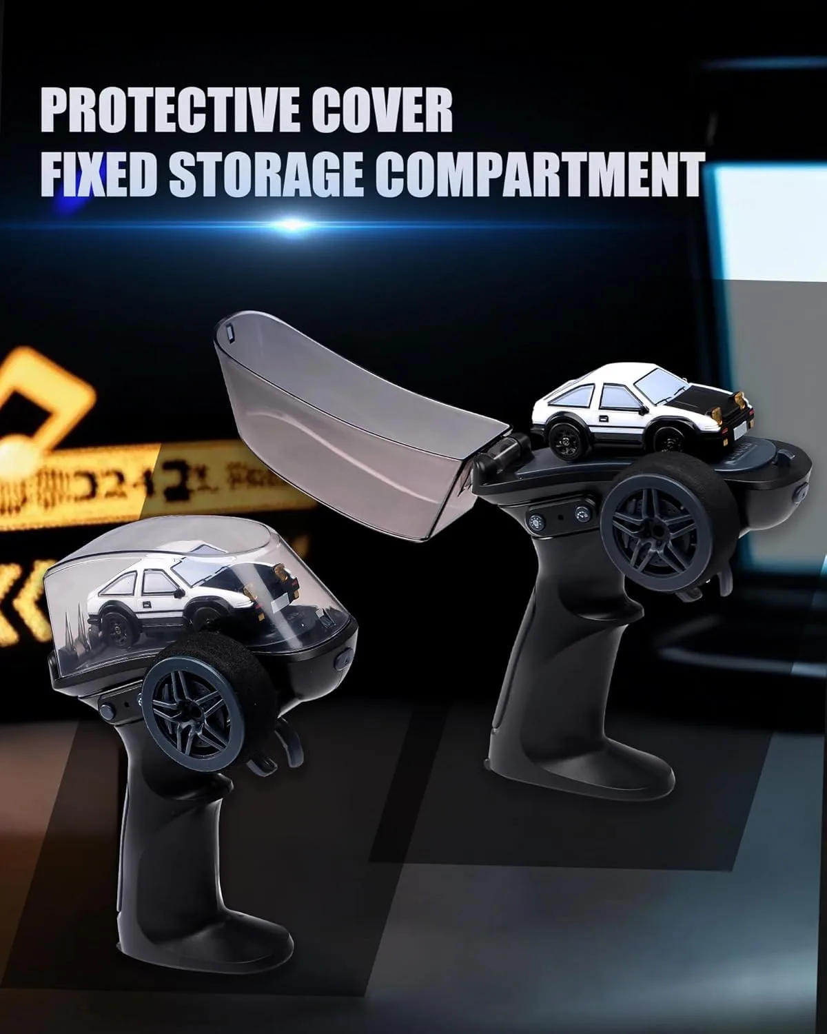 1/64 Scale Drift RC Car | Mini 4WD Proportional RC Sports Car | 2.4GHz | Replaceable Tires | Kids & Adults - Image 8