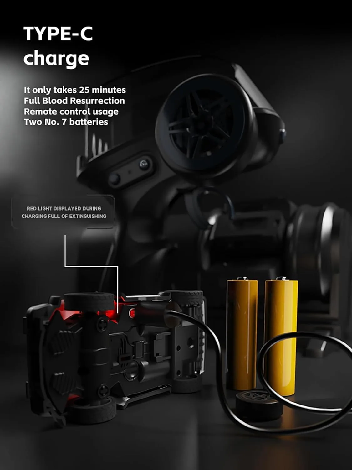 1/64 Scale Drift RC Car | Mini 4WD Proportional RC Sports Car | 2.4GHz | Replaceable Tires | Kids & Adults - Image 7