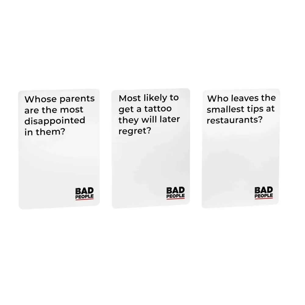 Bad People Party Game | Hilarious Adult Voting Game | 3–10 Players | Age 17+ | 30–60 mins - Image 6