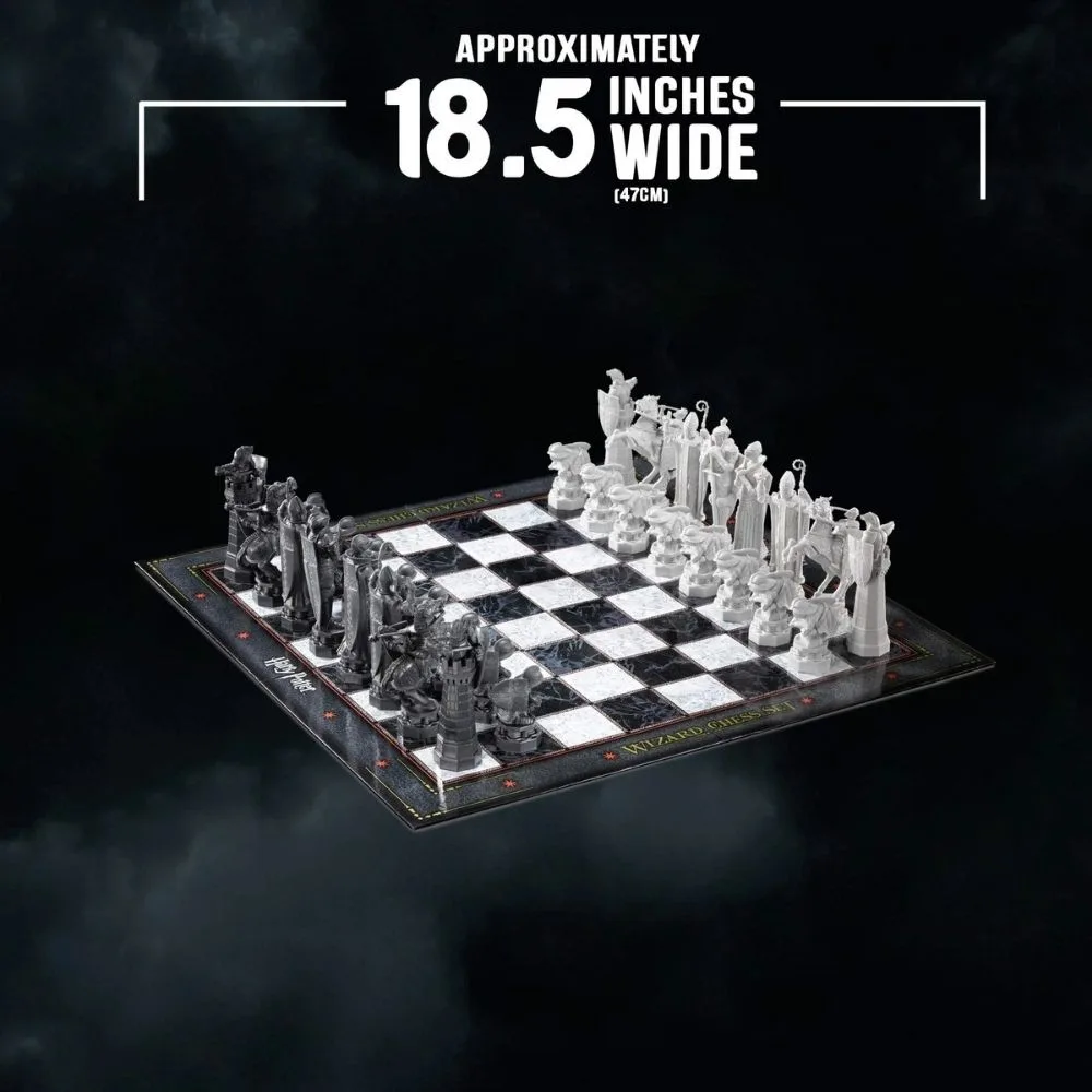 Harry Potter Wizard Chess Set | Collectible Fantasy Chess Game | Premium Pieces | Age 9+ - Image 3