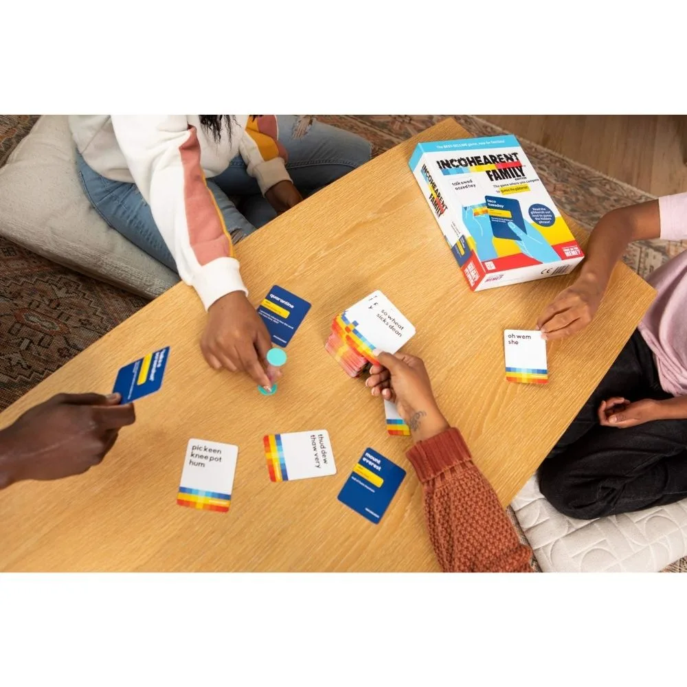 Incohearent Family Edition | Guess the Gibberish Party Game | 2–20 Players | Age 8+ | 20–40 Min - Image 3