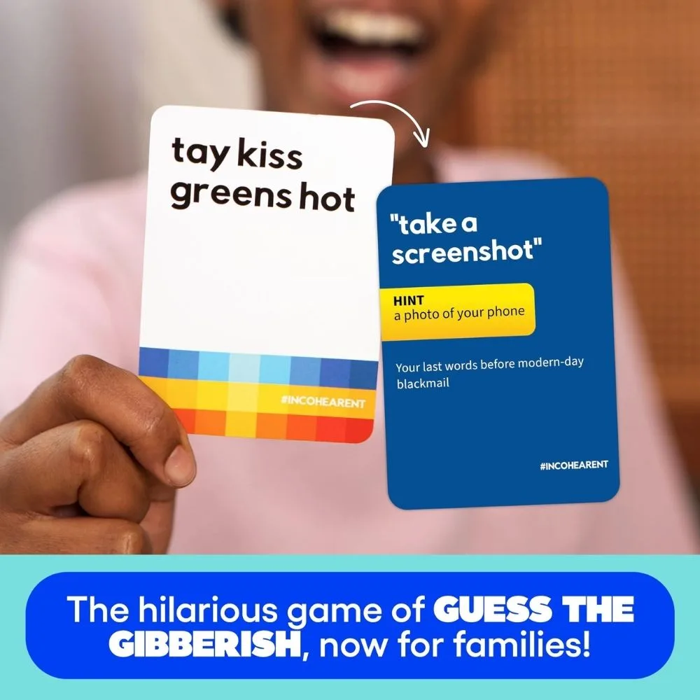 Incohearent Family Edition | Guess the Gibberish Party Game | 2–20 Players | Age 8+ | 20–40 Min - Image 2