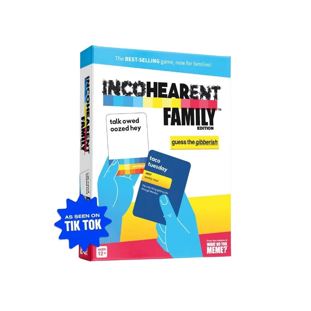 Incohearent Family Edition - The Family Card game Buy Incohearent Family Edition Party Game in India | Family Fun Guessing Card Game | Shopbefikar