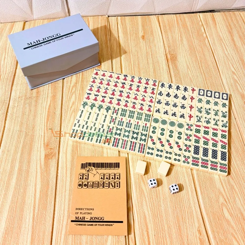 Mah Jongg Classic Strategy Tile Game | 144 Tiles | Traditional Board Game | 2–4 Players | Age 8+ - Image 2