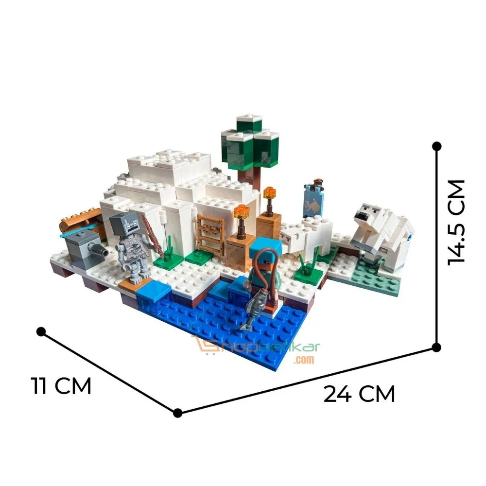 My World – The Ice House Construction Block Set | 278+ Pieces | Age 6+ | 1–2 Players | 45–90 Min Build Time - Image 2