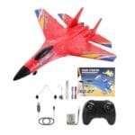 RC Airplane Jet EPP Foam Aircraft | Gyro Stabilized RC Glider | LED Night Lights | Kids & Adults