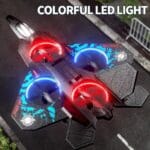 Remote Control Fighter Jet RC Airplane | 360° Flip & Stunt Plane | LED Lights | Kids & Teens (8–16 Years) - Image 3