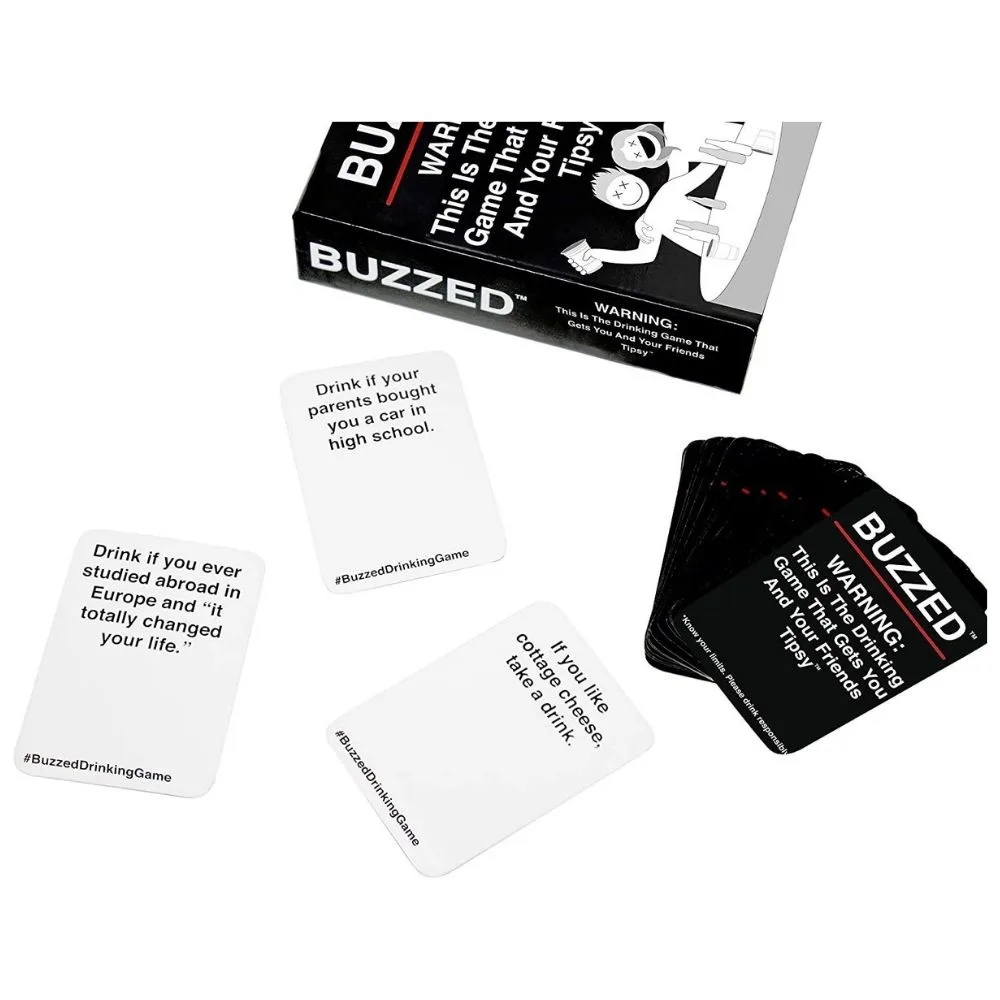 Buzzed Drinking Card Game | Fun Adult Party Game | 3–20 Players | Age 18+ - Image 4
