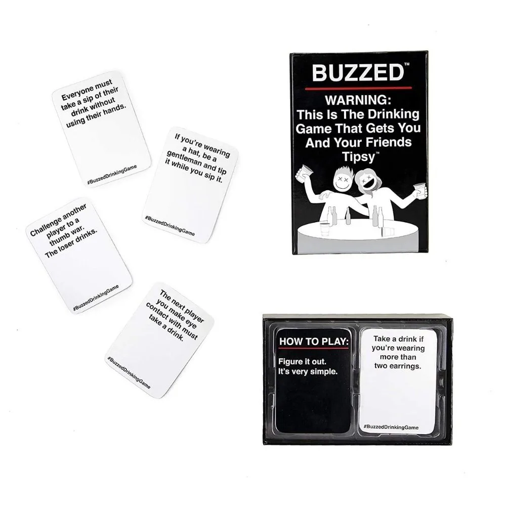 Buzzed Drinking Card Game | Fun Adult Party Game | 3–20 Players | Age 18+ - Image 3