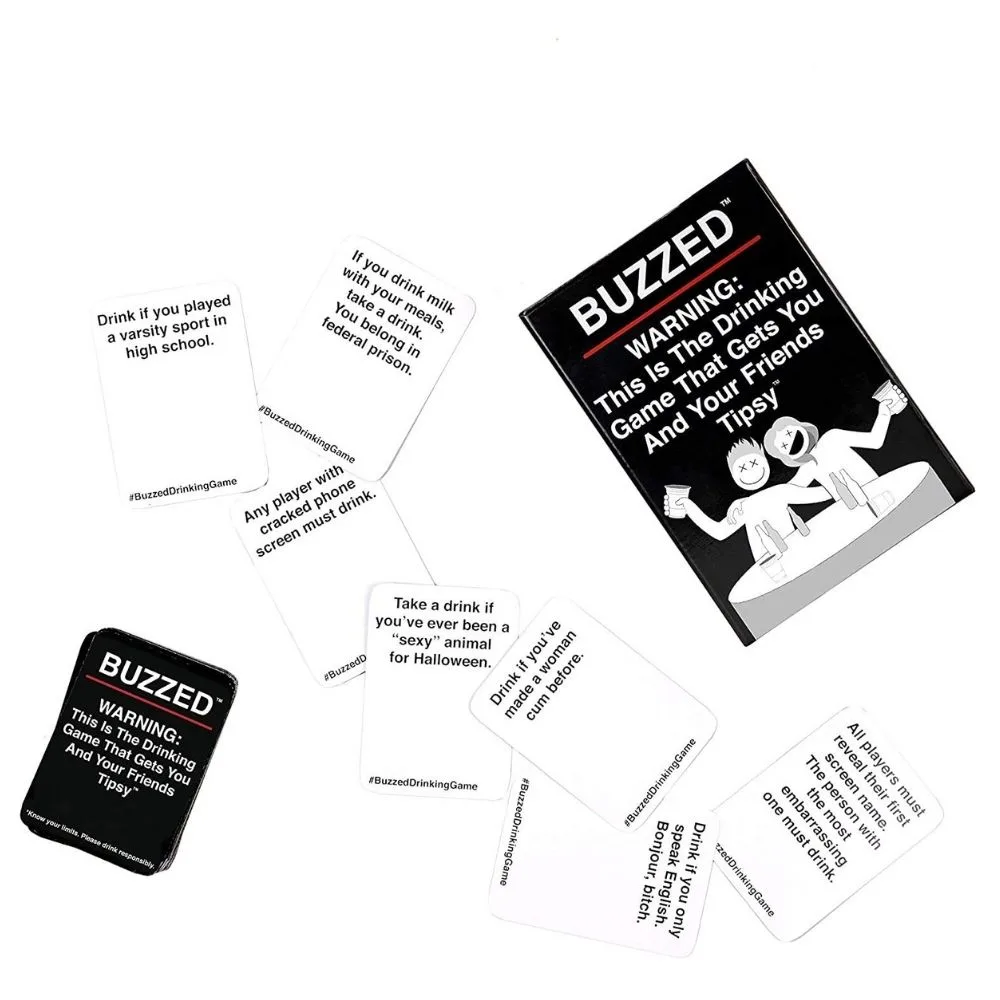 Buzzed Drinking Card Game | Fun Adult Party Game | 3–20 Players | Age 18+ - Image 2