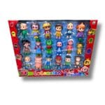 CocoMelon Character Play Set – 18 Pcs | Collectible Figurines for Kids | Durable & Cute Toy Set