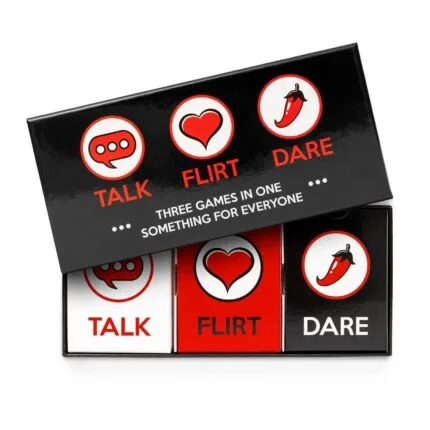 Buy Talk Flirt Dare Couples Game in India | Romantic Date Night Game | Fun Conversation Cards | Shopbefikar