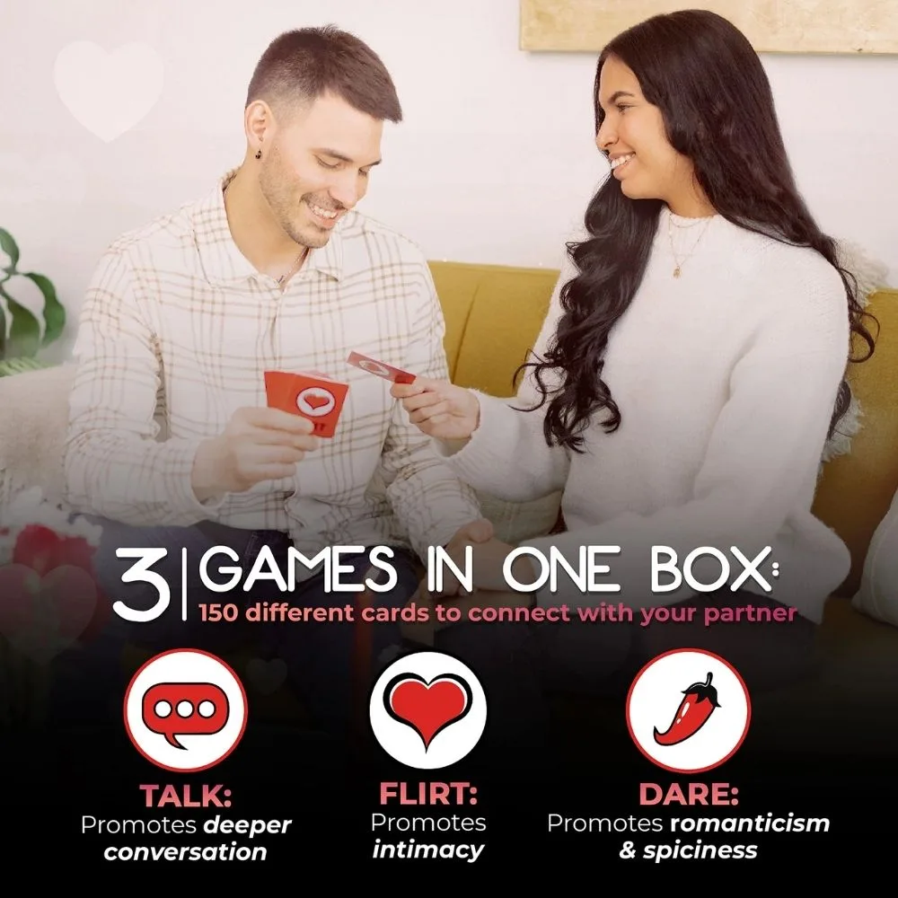 Talk Flirt Dare | Fun Couples Card Game | Romantic Date Night Game | Relationship Conversation Cards - Image 4