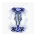 3-in-1 RC Stunt Drone Toy | Air, Water & Land RC Drone | Remote Control Quadcopter | Kids Toy - Image 2