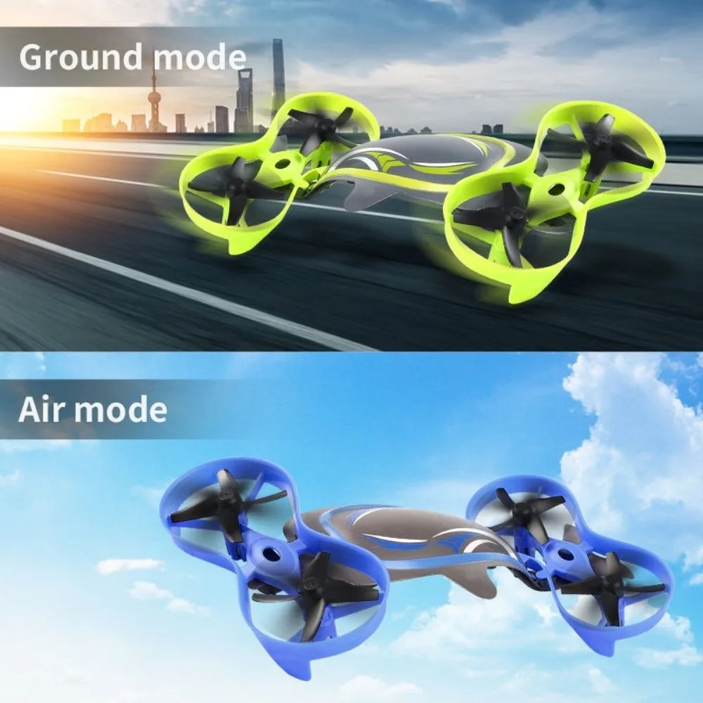 3-in-1 RC Stunt Drone Toy | Air, Water & Land RC Drone | Remote Control Quadcopter | Kids Toy - Image 8