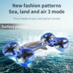 3-in-1 RC Stunt Drone Toy | Air, Water & Land RC Drone | Remote Control Quadcopter | Kids Toy - Image 5