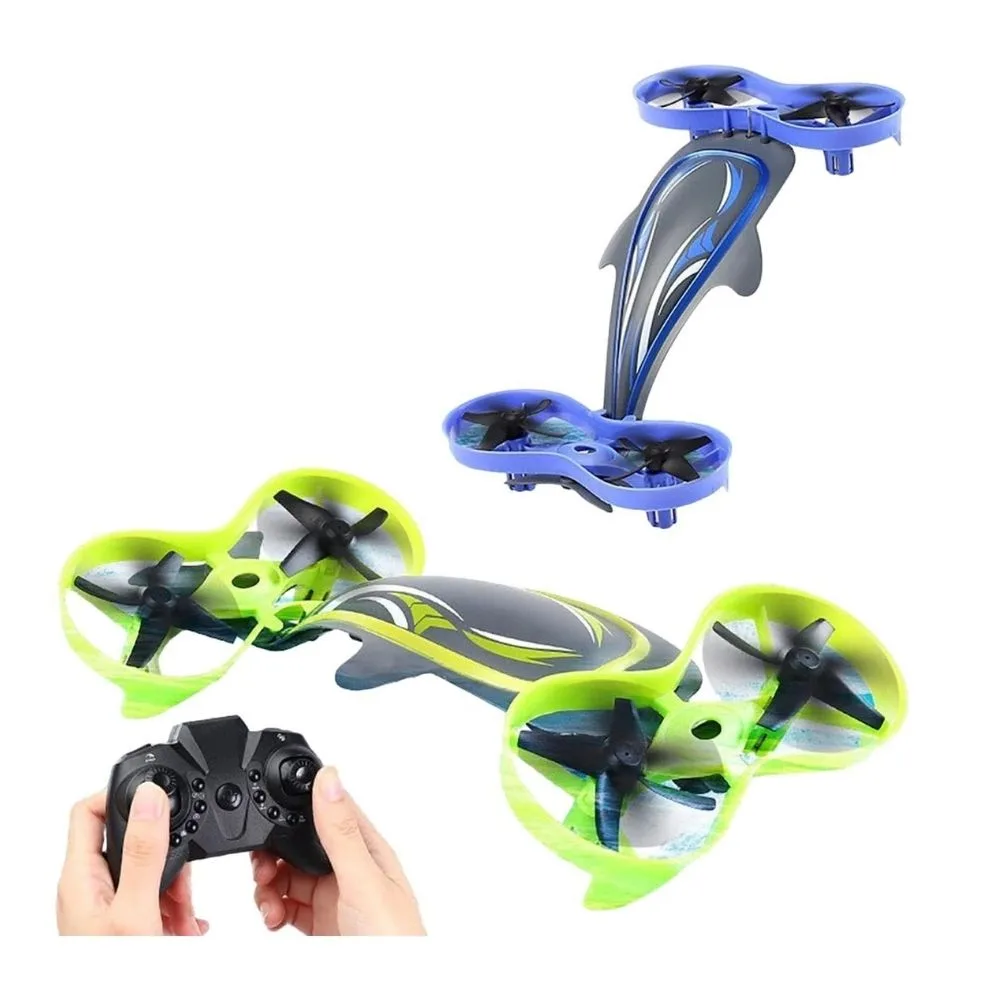 3-in-1 RC Stunt Drone Toy | Air, Water & Land RC Drone | Remote Control Quadcopter | Kids Toy - Image 3