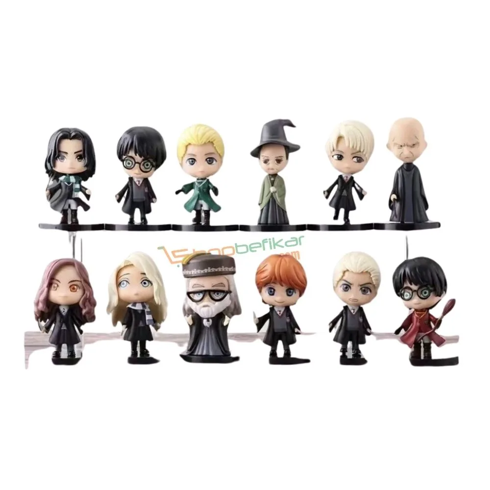 Harry Potter Miniature Figures Set (12 Pcs) | Collectible Fantasy Characters | Ages 6+ | Display & Decoration - Image 3