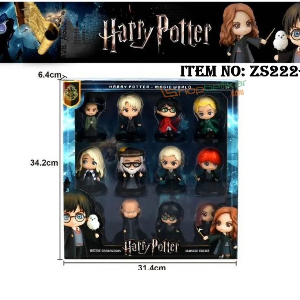 Harry Potter Miniature Figures Set (12 Pcs) | Collectible Fantasy Characters | Ages 6+ | Display & Decoration - Image 6