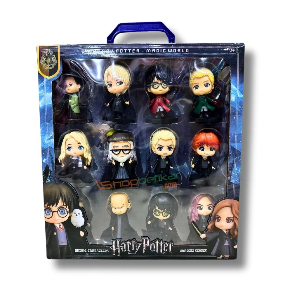 harry potter 12pcs figure set game Harry Potter Miniature Figure Set (12 Pcs) | Collectible Fantasy Characters | Desk & Shelf Decor | Shopbefikar