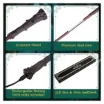 Harry Potter Style Fire Shooting Magic Wands | Premium Rechargeable Wizard Wands (40 cm) - Image 3
