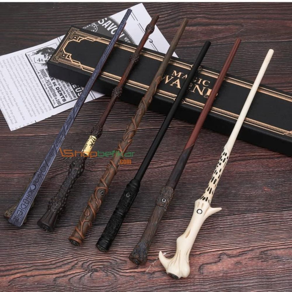 harry potter magic wands-6 Harry Potter Style Fire Shooting Magic Wands 40cm | Premium Wizard Wand for Collectors | Shopbefikar