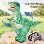 2.4GHz RC Inflatable Dinosaur Toy | 6-Channel Remote Control | 30m Range | Realistic Electric Dinosaur | Kids Toy - Image 2