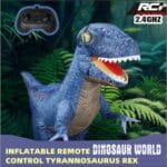 2.4GHz RC Inflatable Dinosaur Toy | 6-Channel Remote Control | 30m Range | Realistic Electric Dinosaur | Kids Toy - Image 6