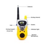 Walkie Talkie Toy | 2-Way Radio Set | Outdoor Range up to 20 m | 2-Piece Pair | Kids Toy - Image 4