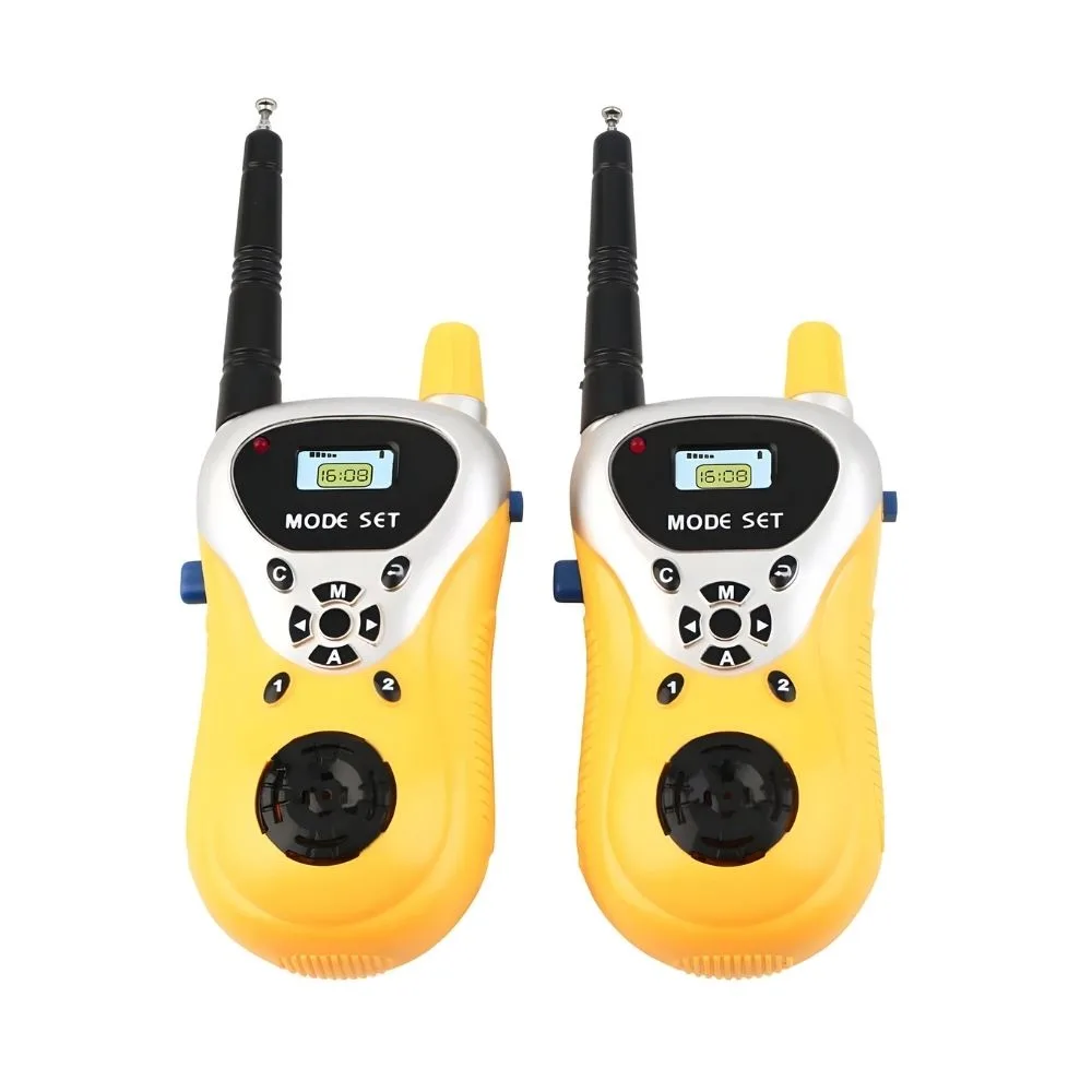 Buy Kids Walkie Talkie Toy 2-Way Radio in India | 20 Meter Range | Yellow Pair | Shopbefikar