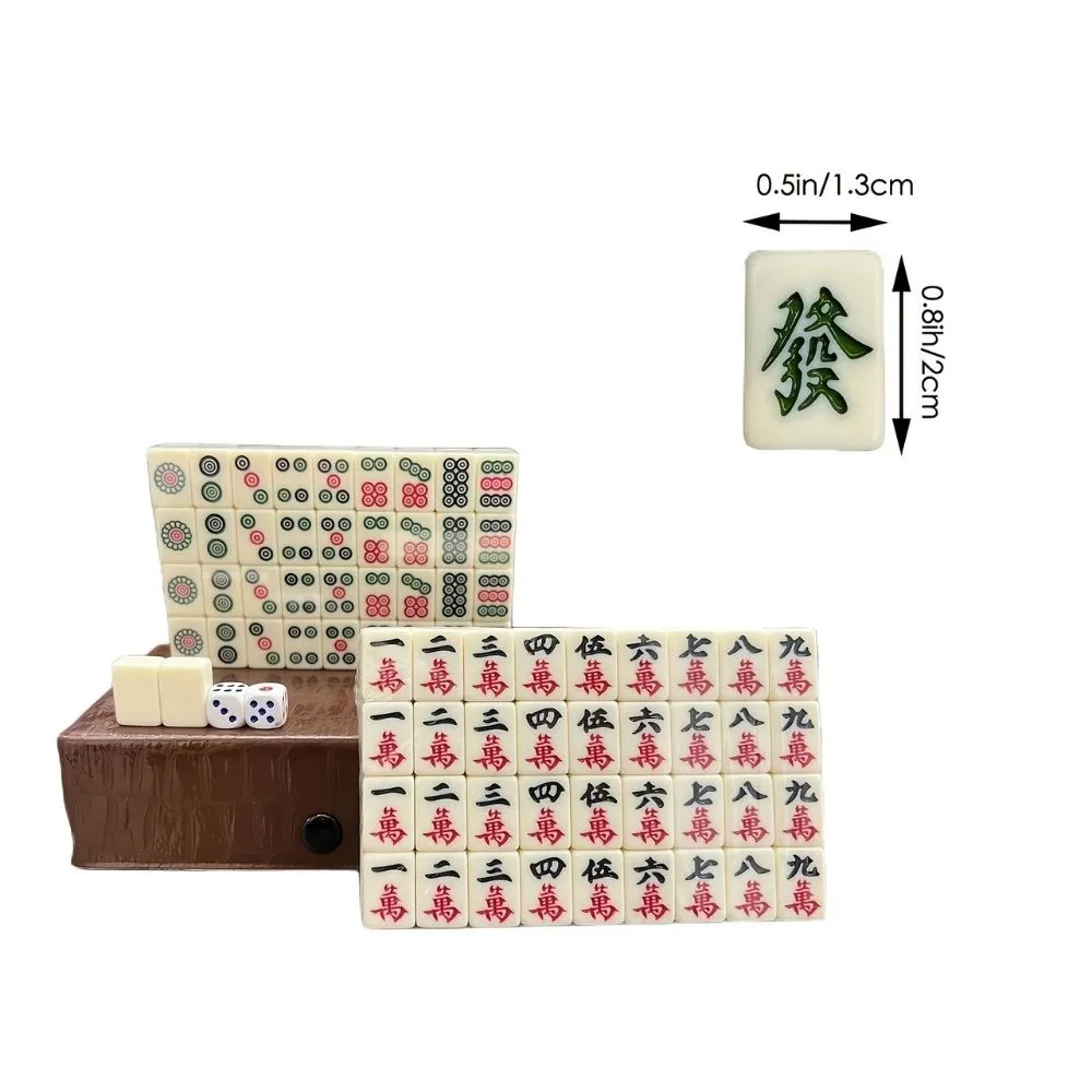 Mah Jongg Classic Strategy Tile Game | 144 Melamine Tiles | Traditional Board Game | 2–4 Players | Age 8+ - Image 2