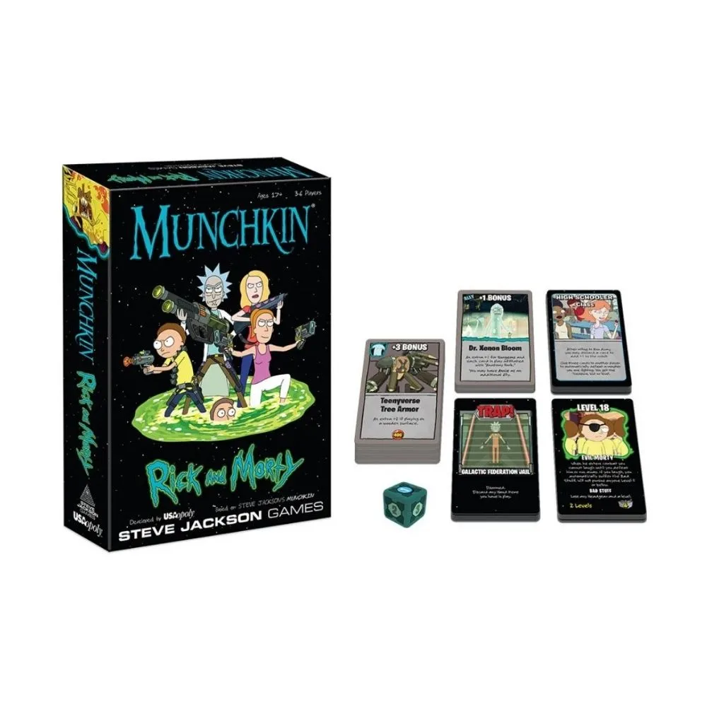 Munchkin Rick and Morty | Hilarious Adult Card Game | 3–6 Players | Age 17+ | 60–90 Min - Image 4
