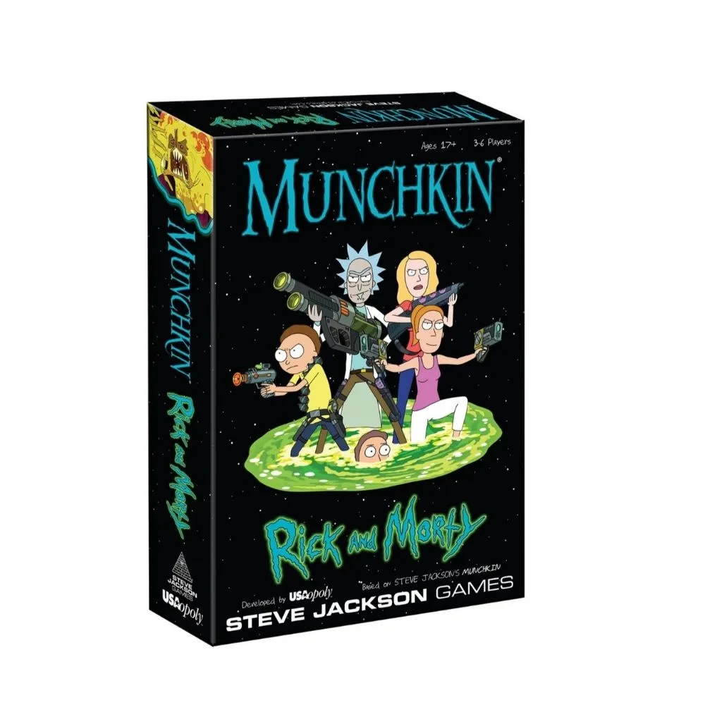 Munchkin Rick and Morty | Hilarious Adult Card Game | 3–6 Players | Age 17+ | 60–90 Min