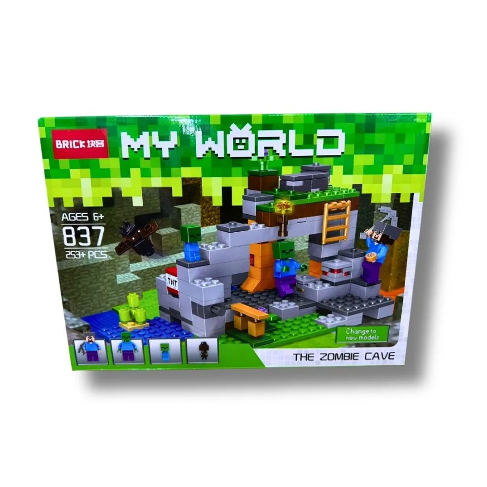 My World Zombie Cave – 253 PCS Building Set | Creative Construction Toy for Kids & Adults | Age 8+ - Image 1