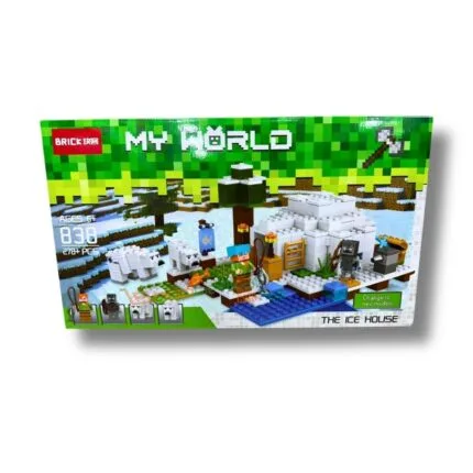 My World The Ice House 278+ Pieces Building Block Set for Kids | Shopbefikar India
