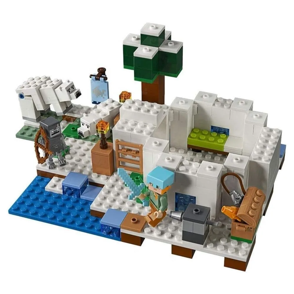 My World – The Ice House Construction Block Set | 278+ Pieces | Age 6+ | 1–2 Players | 45–90 Min Build Time - Image 4