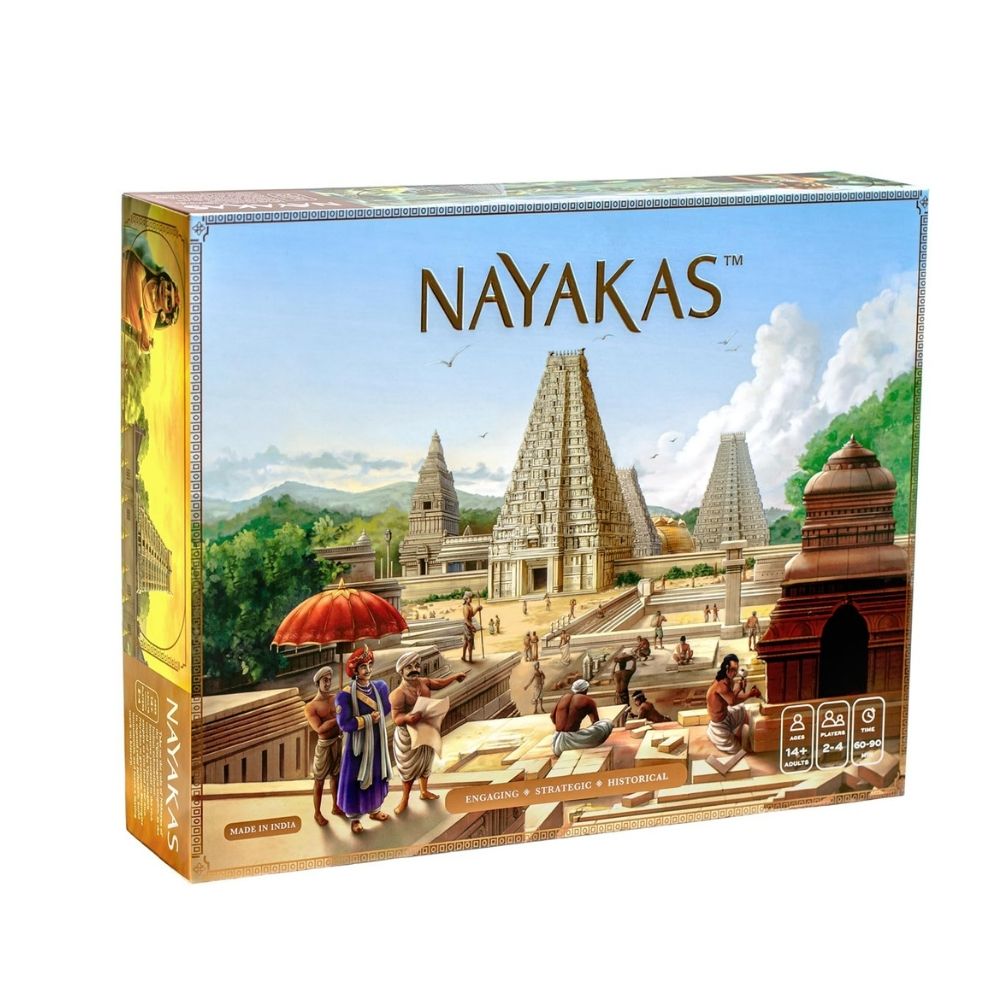 nayakas board game NAYAKAS Strategy Board Game India – Fun Strategy Game for Adults & Teens (14+ | 2–4 Players)