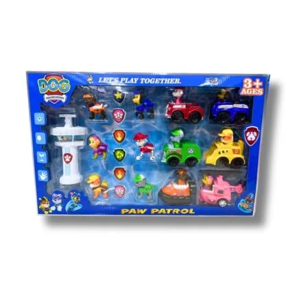 Paw Patrol Play Set with Watch Tower, 6 Character Figures & Vehicles | Kids Toy | Shopbefikar