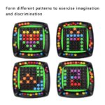 Rainbow Ball Chess Board Game | 2–4 Players | 48 Balls | Kids Puzzle Matching Game | Age 6+ - Image 2