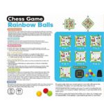 Rainbow Ball Chess Board Game | 2–4 Players | 48 Balls | Kids Puzzle Matching Game | Age 6+ - Image 6